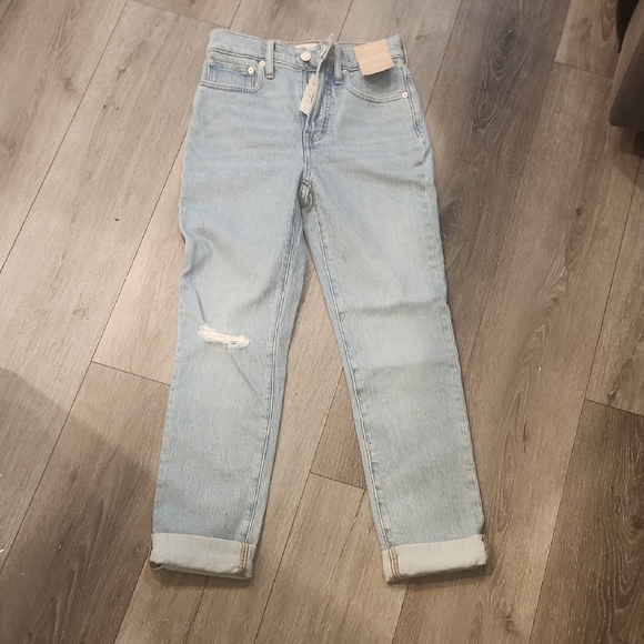 Madewell Light Wash Ankle Jeans - Picture 1 of 7